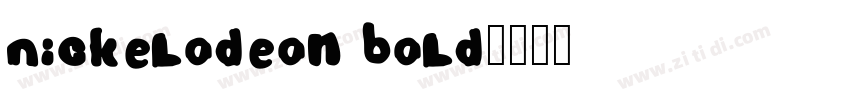 Nickelodeon Bold字体转换